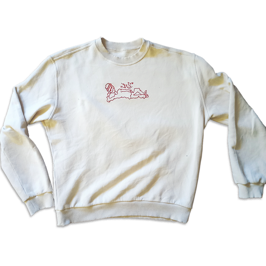 Relaxed V Crewneck